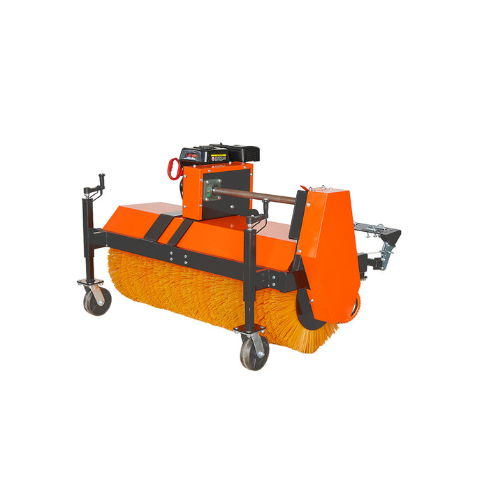 47" ATV/UTV Gas Snow Sweeper, 20" Rotary Broom, 420cc Gas Engine, Remote Angle Control, TMG-GSS47