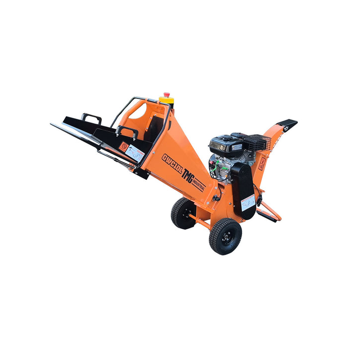 4" Wood Chipper with 6.5 HP Gas Engine, 6" Reversible Blades, 9.5" Rotor, TMG-GWC10L