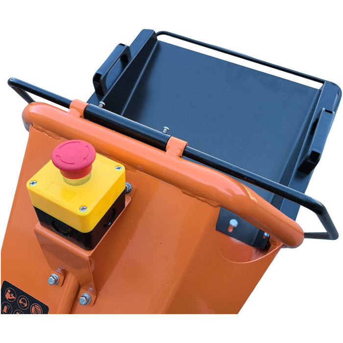 4" Wood Chipper with 6.5 HP Gas Engine, 6" Reversible Blades, 9.5" Rotor, TMG-GWC10L