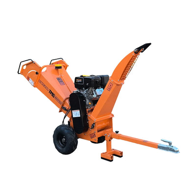 4-3/4" Wood Chipper with 14 HP Gas Engine, Electric Start, 2" Hitch Tow-Behind, TMG-GWC20L