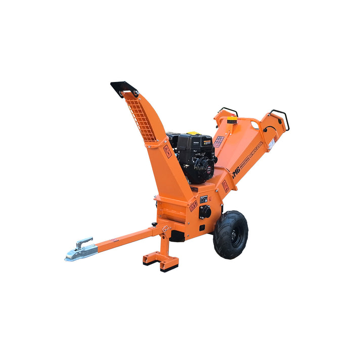 4-3/4" Wood Chipper with 14 HP Gas Engine, Electric Start, 2" Hitch Tow-Behind, TMG-GWC20L