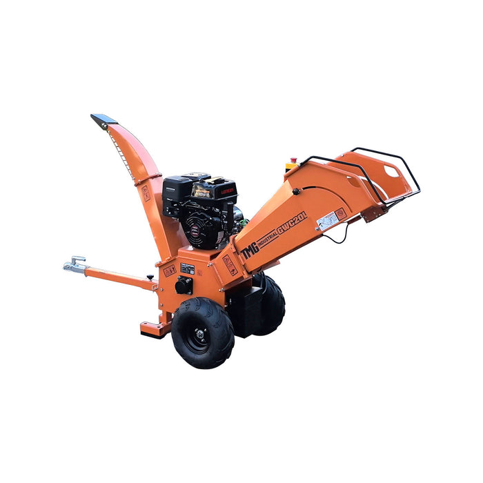 4-3/4" Wood Chipper with 14 HP Gas Engine, Electric Start, 2" Hitch Tow-Behind, TMG-GWC20L