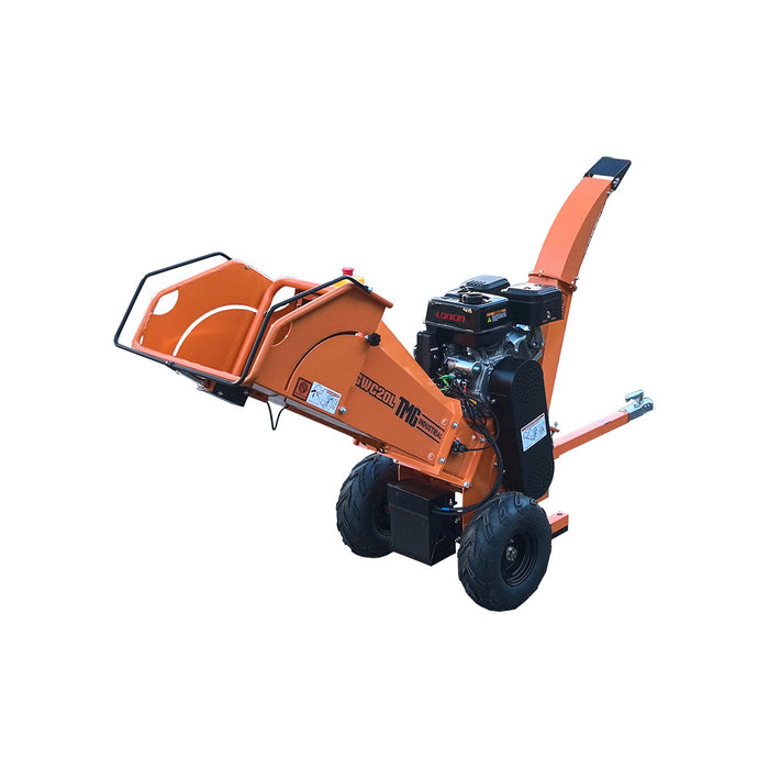 4-3/4" Wood Chipper with 14 HP Gas Engine, Electric Start, 2" Hitch Tow-Behind, TMG-GWC20L
