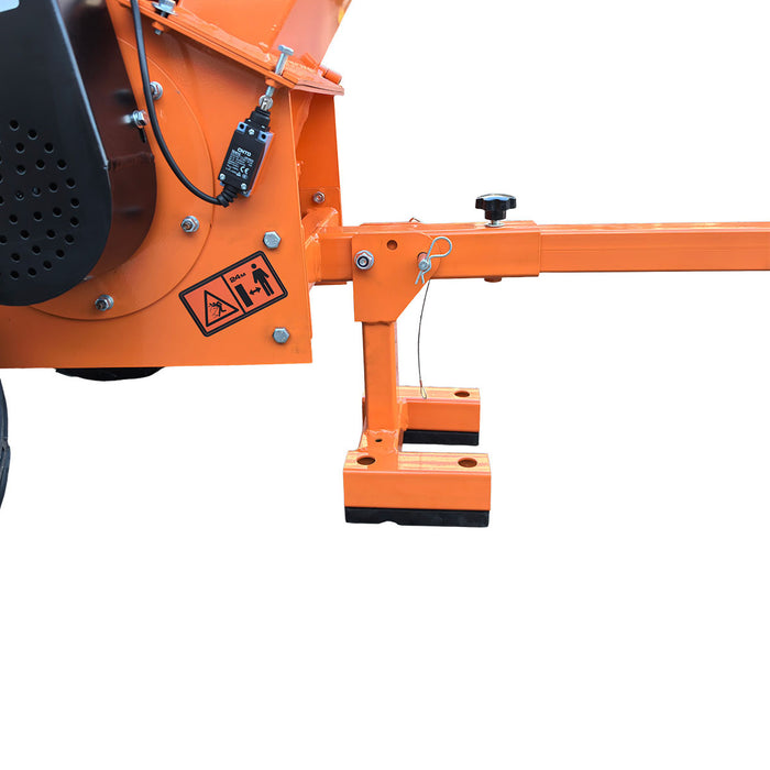 4-3/4" Wood Chipper with 14 HP Gas Engine, Electric Start, 2" Hitch Tow-Behind, TMG-GWC20L