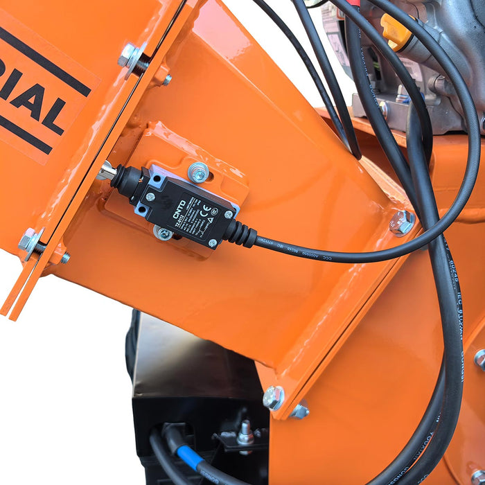 4-3/4" Wood Chipper with 14 HP Gas Engine, Electric Start, 2" Hitch Tow-Behind, TMG-GWC20L