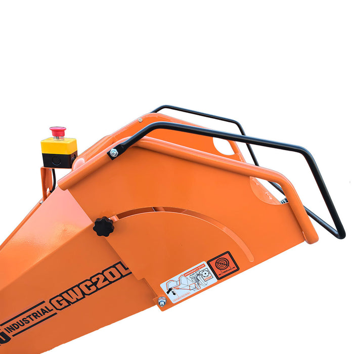 4-3/4" Wood Chipper with 14 HP Gas Engine, Electric Start, 2" Hitch Tow-Behind, TMG-GWC20L