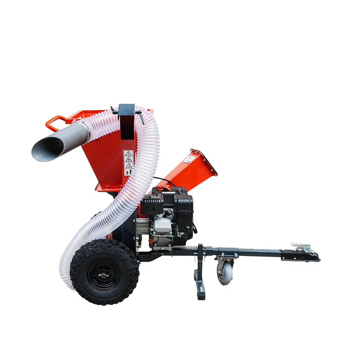3" Wood Chipper Shredder Vacuum with 7 HP Gas Engine, 1-7/8" Hitch, ATV/UTV Tow Behind, TMG-GWC3L