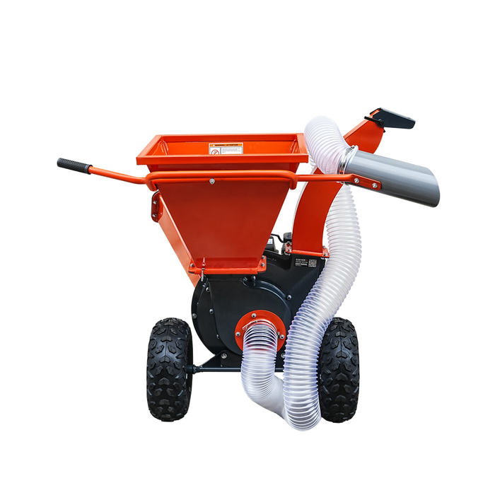 3" Wood Chipper Shredder Vacuum with 7 HP Gas Engine, 1-7/8" Hitch, ATV/UTV Tow Behind, TMG-GWC3L
