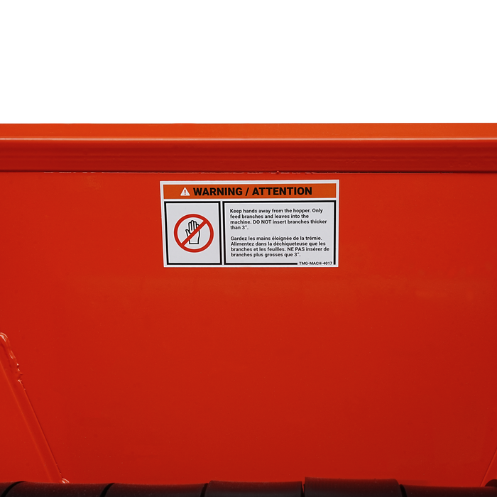 3" Wood Chipper Shredder Vacuum with 7 HP Gas Engine, 1-7/8" Hitch, ATV/UTV Tow Behind, TMG-GWC3L
