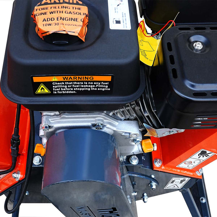 Heavy Series™ 4" Wood Chipper, 7 HP Gas Engine, 6'' Reversible Blade, TMG-GWC4L