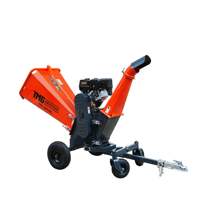 Heavy Series™ 6" Wood Chipper, 15 HP Gas Engine with E Start, ATV/UTV Tow-Behind, 12'' Reversible Blade TMG-GWC6EL