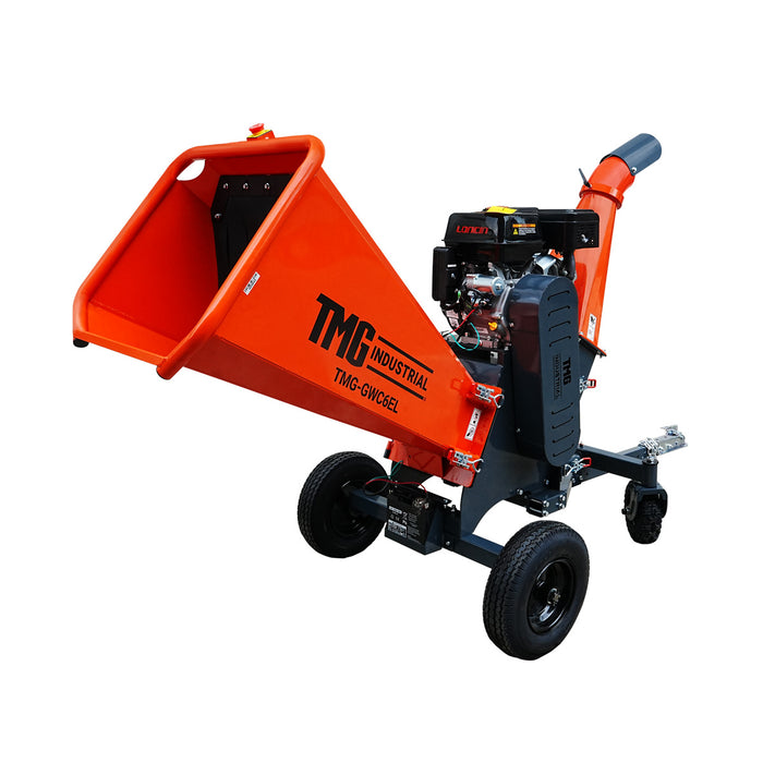 Heavy Series™ 6" Wood Chipper, 15 HP Gas Engine with E Start, ATV/UTV Tow-Behind, 12'' Reversible Blade TMG-GWC6EL