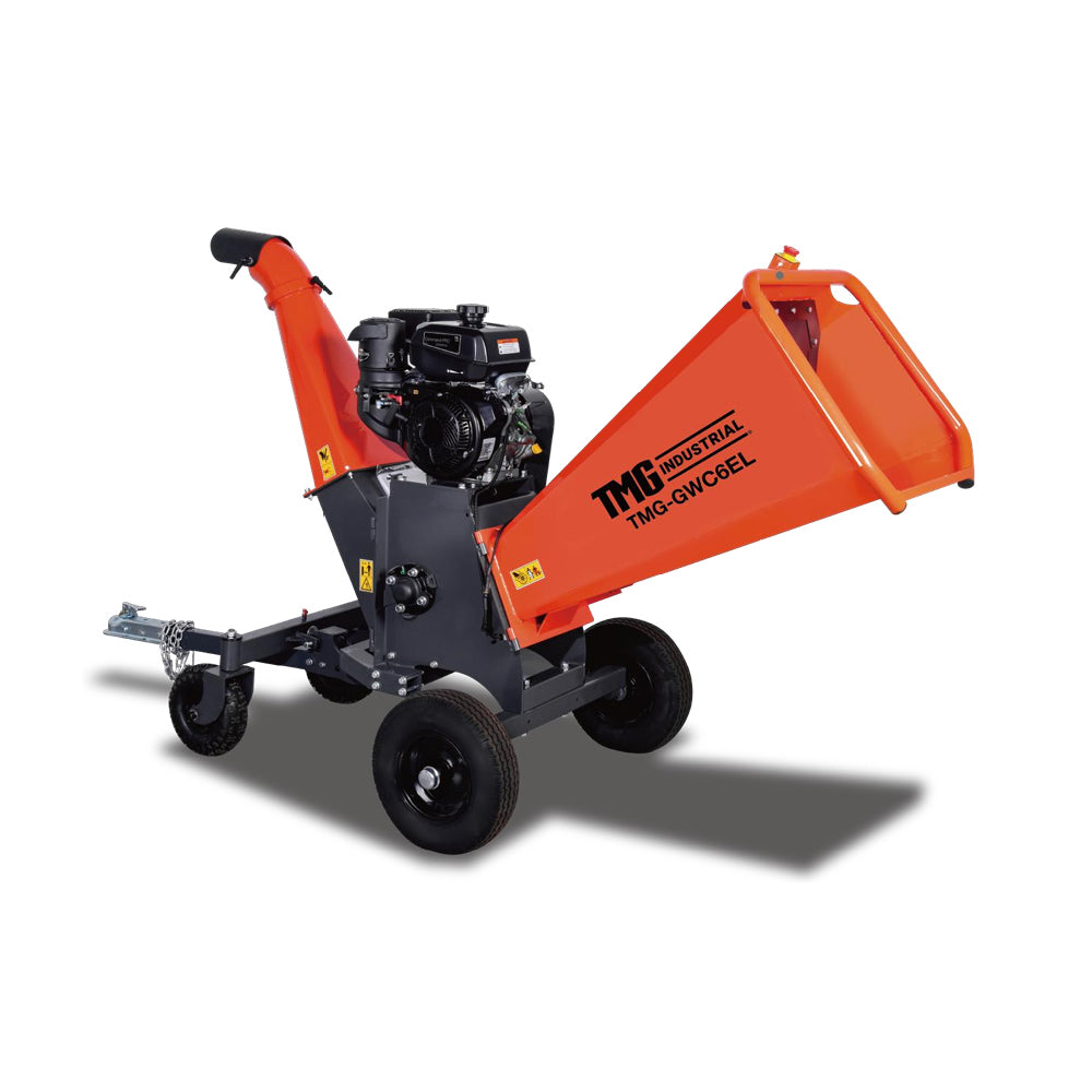 Heavy Series™ 6" Wood Chipper, 15 HP Gas Engine with E Start, ATV/UTV Tow-Behind, 12'' Reversible Blade TMG-GWC6EL