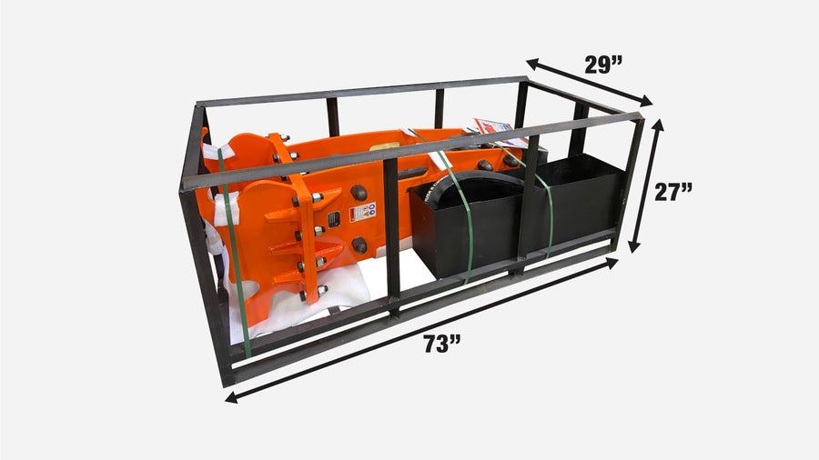 TMG-HB150Q Marteau hydraulique pour excavatrice Q/C de 10 à 15 tonnes, burin à pointe mobile de 4 '' (100 mm), énergie d'impact de 1960 Joules, 400-700 BPM