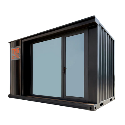 13' Custom Built Steel Container Office, 90 Sq-Ft Working Area, Super Heavy-Duty Galvanized Frame, High-Density Foam Insulation, TMG-SCO13
