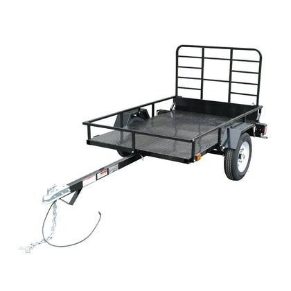 4' x 6' Single Axle Utility Trailer, 1580 Lb Payload Capacity, Robust Construction, 2" Coupler, TMG-UT46