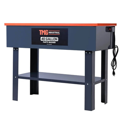40 Gallon Parts Washer, 5' Power Cord, 120V Pump, 6 GPM Flow, TMG-APW40