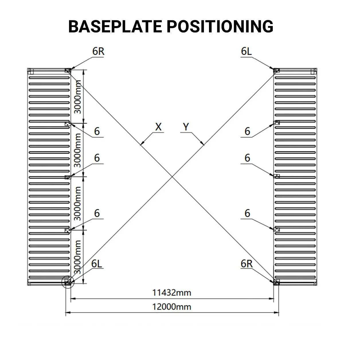 TMG Industrial 40' x 40' Dual Truss Container Shelter with Heavy Duty 21 oz PVC Cover, TMG-DT4041C (Previously DT4040C)