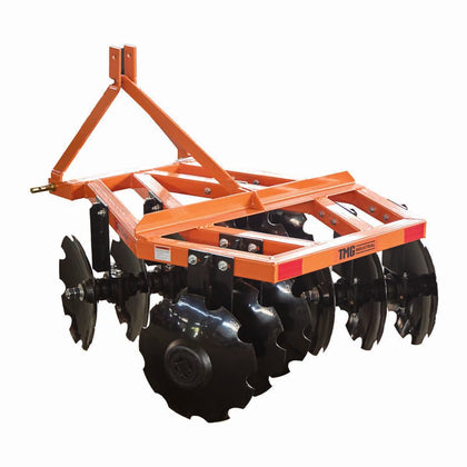 48" Notched Disc Harrow, 3-Point Hitch, Cat 1 Hook-up, 20-30 HP Tractors, TMG-TDH04