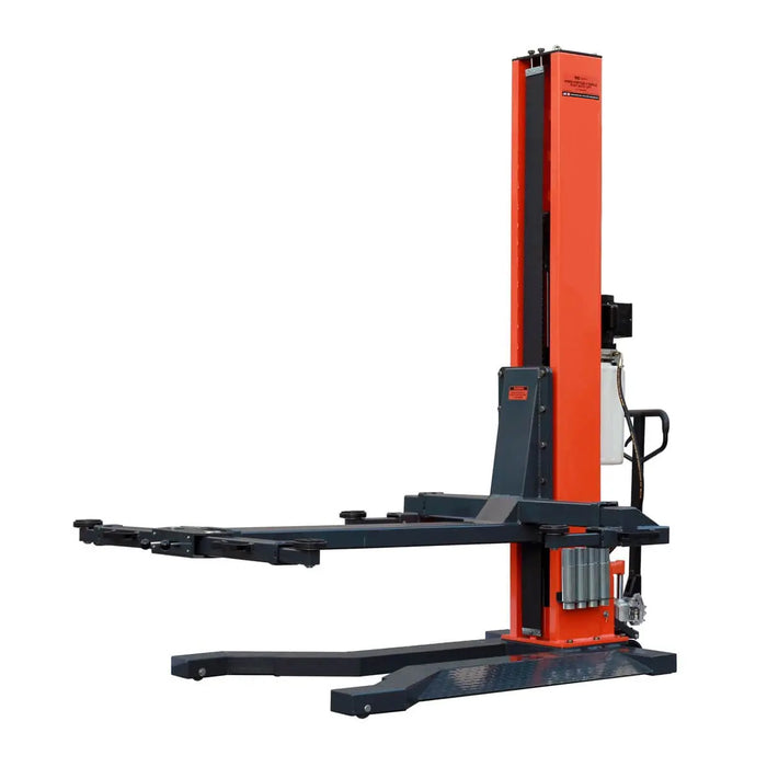TMG-ALSP60 Élévateur automatique portatif à colonne unique de 6 000 lb, hauteur de levage de 72 po, cric à profil bas, pompe certifiée CETL
