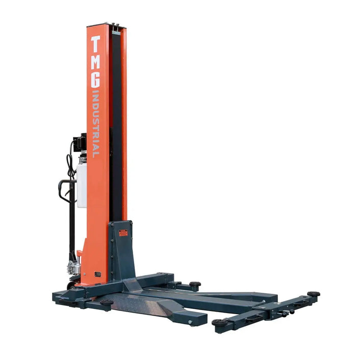TMG-ALSP60 Élévateur automatique portatif à colonne unique de 6 000 lb, hauteur de levage de 72 po, cric à profil bas, pompe certifiée CETL
