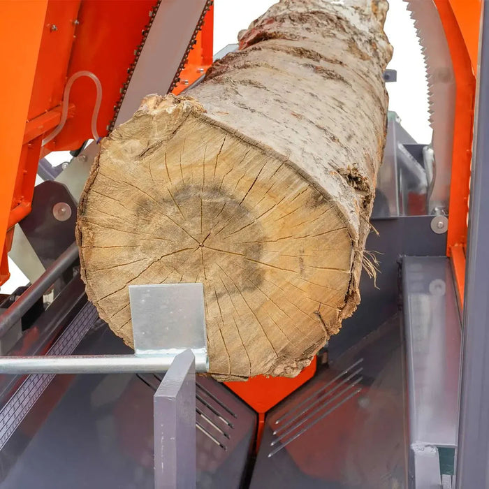 Firewood Processor with Conveyor, 14 HP Kohler Engine, 15" x 23" Log Capacity, 18" Chainsaw, TMG-GLS20