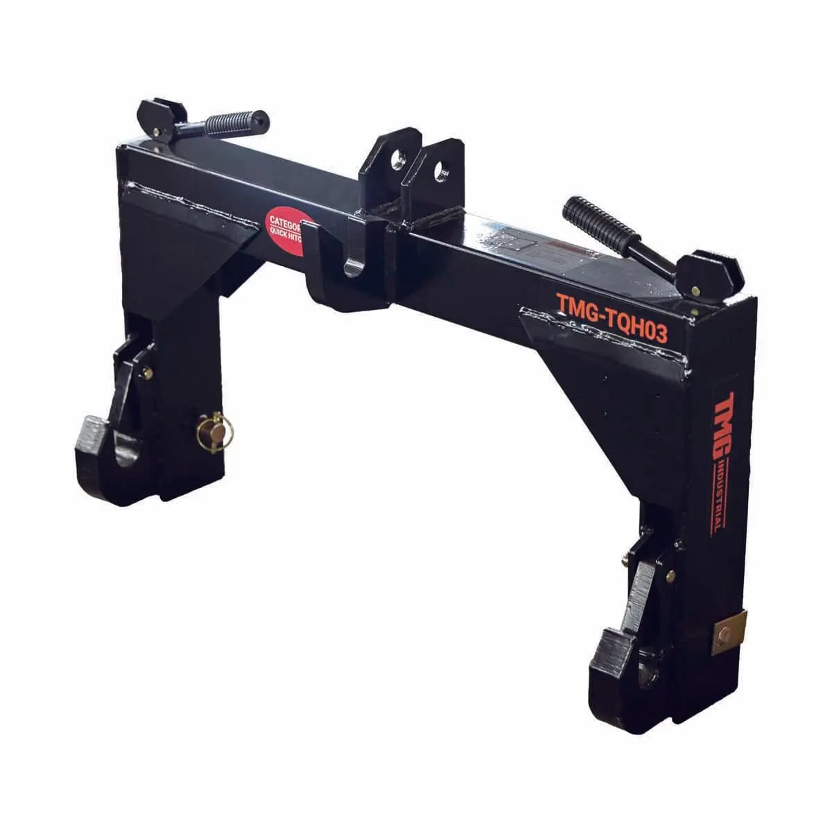 Tractor 3-Point Quick Hitch, 3600 Lb Capacity, CAT 2 Hook-Up, 90 HP