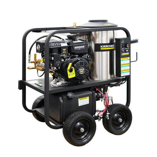 Karcher Professional 3500 PSI Hot Water Pressure Washer, Vanguard Engine, 12V Wayne Burner, side view