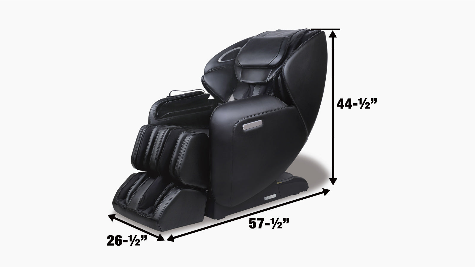 TMG Industrial Zero Gravity Multi-Function Massage Chair Recliner, 2D Mechanism, 6 Auto Programs, Remote Control, Full Body Compression, Bluetooth Speakers, Body Scanning, Footrest Extension, Roller Foot Massager TMG-LMC68-specifications-image