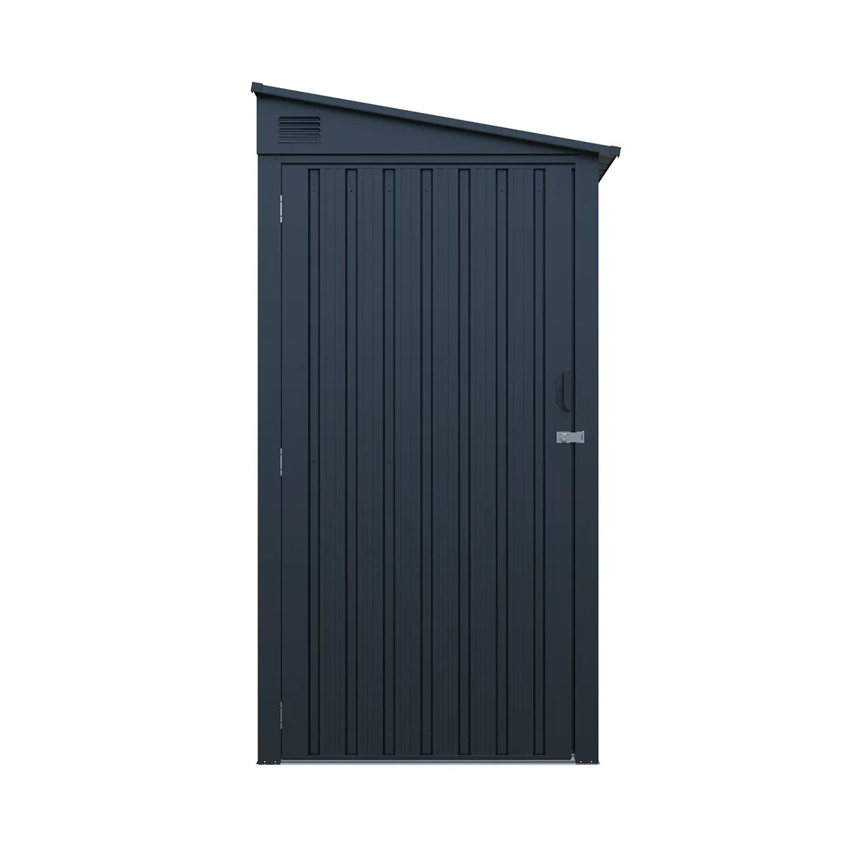 3' x 6' Galvanized Metal Pent Shed, 29 GA Corrugated Metal, 75