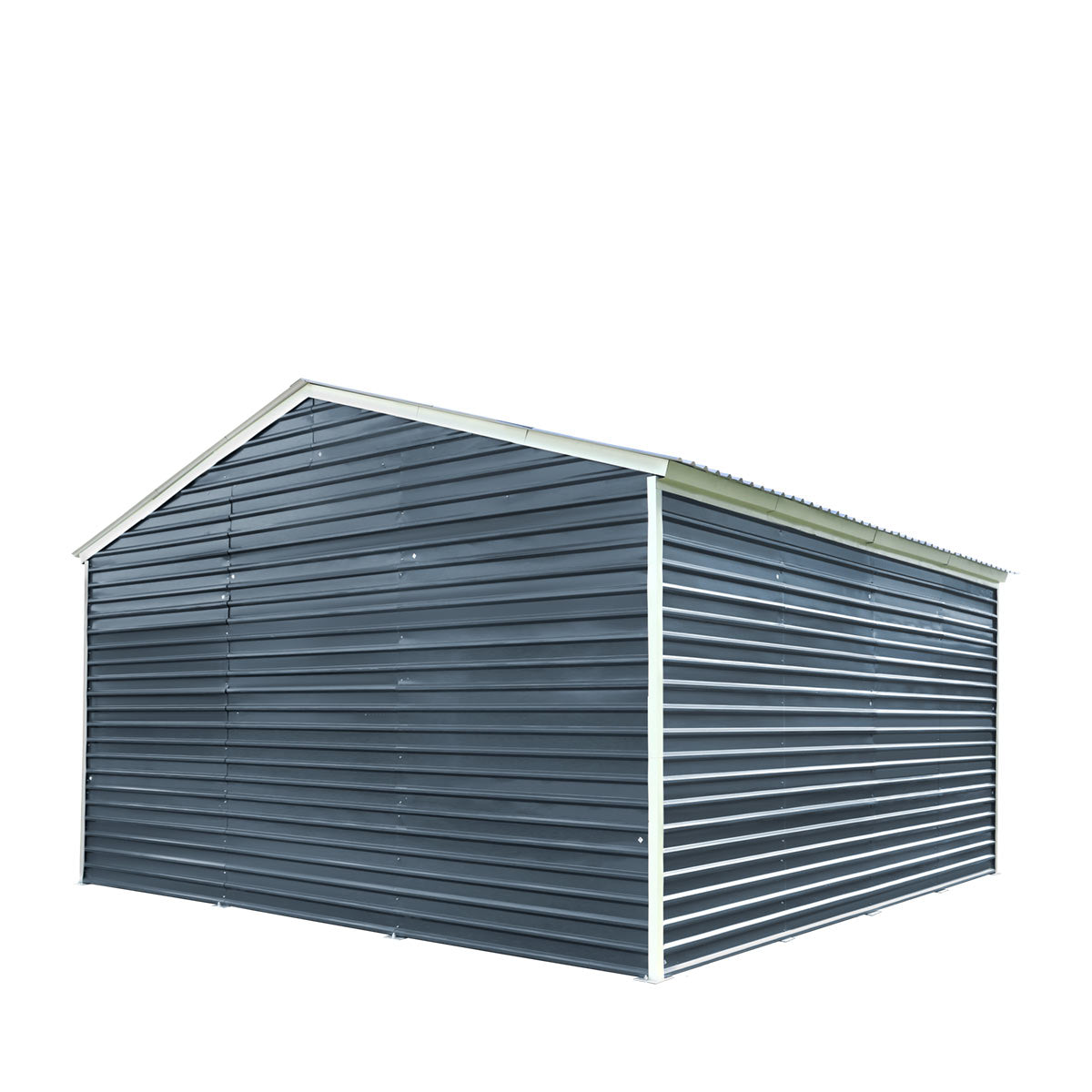 20' x 20' Metal Garage Shed Steel Building, 35 PSF Snow Load Rated, Two 8'4