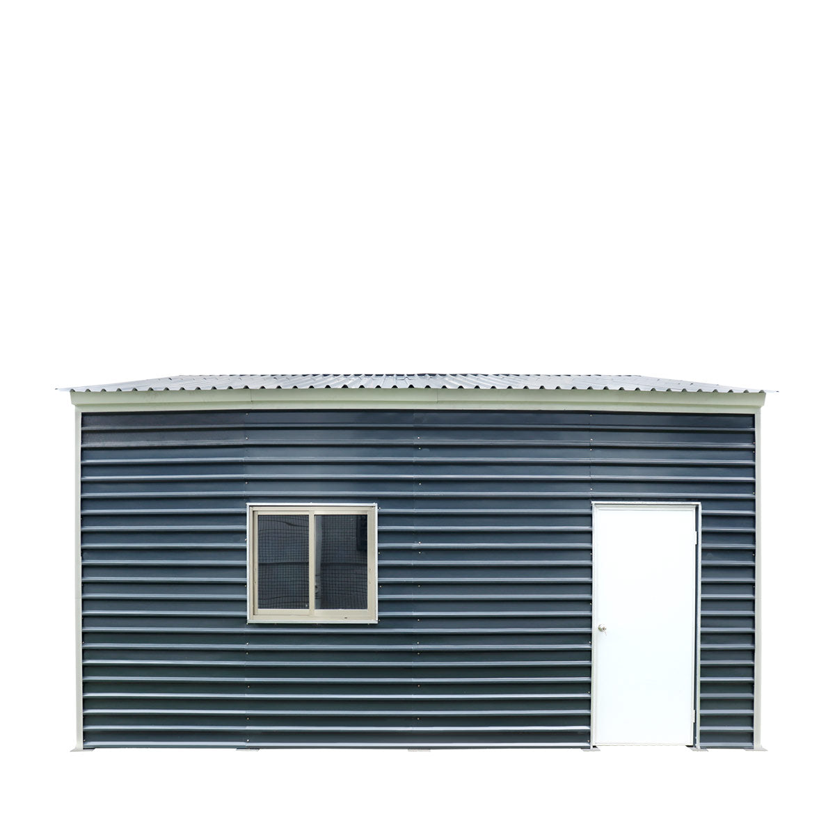 20' x 20' Metal Garage Shed Steel Building, 35 PSF Snow Load Rated, Two 8'4