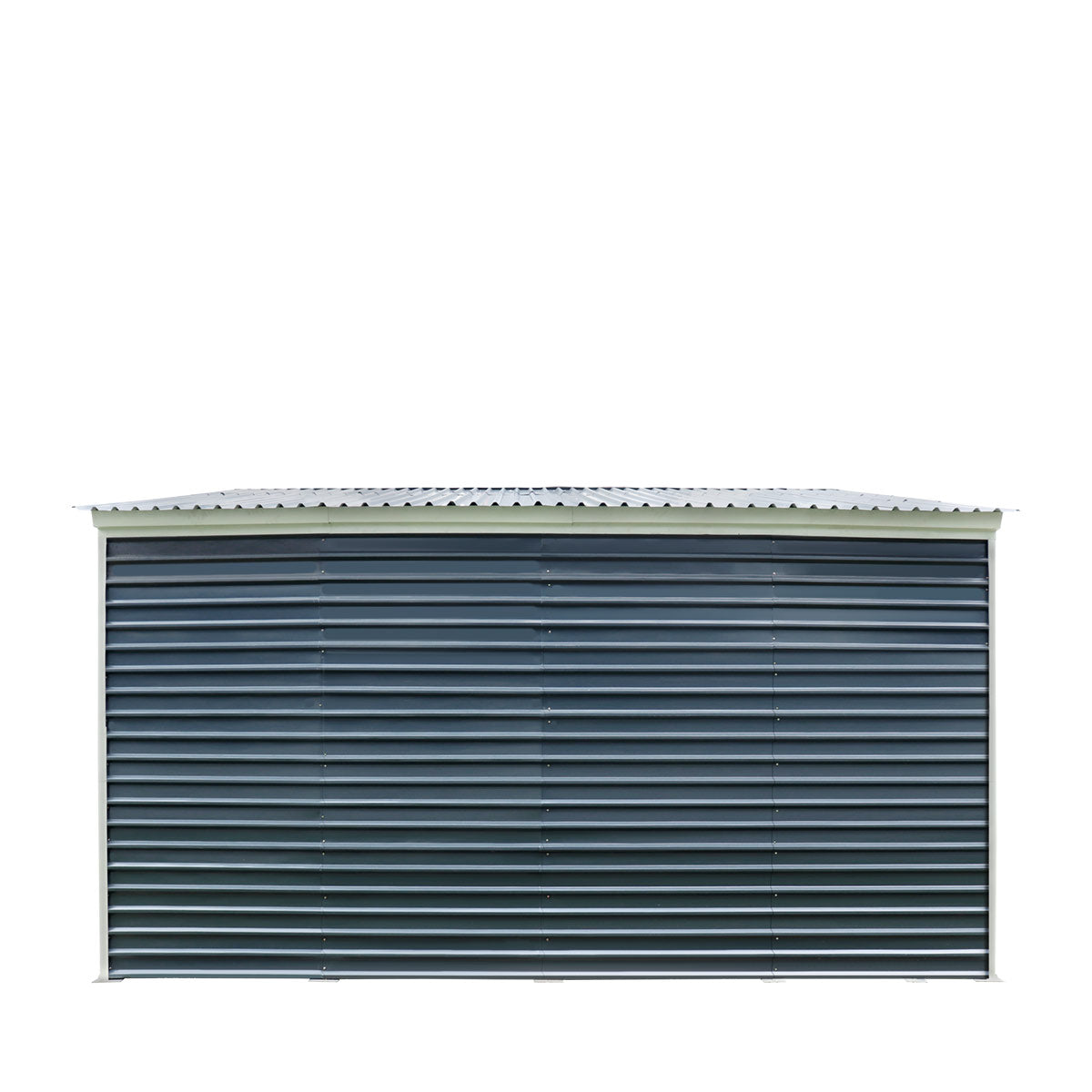 20' x 20' Metal Garage Shed Steel Building, 35 PSF Snow Load Rated, Two 8'4
