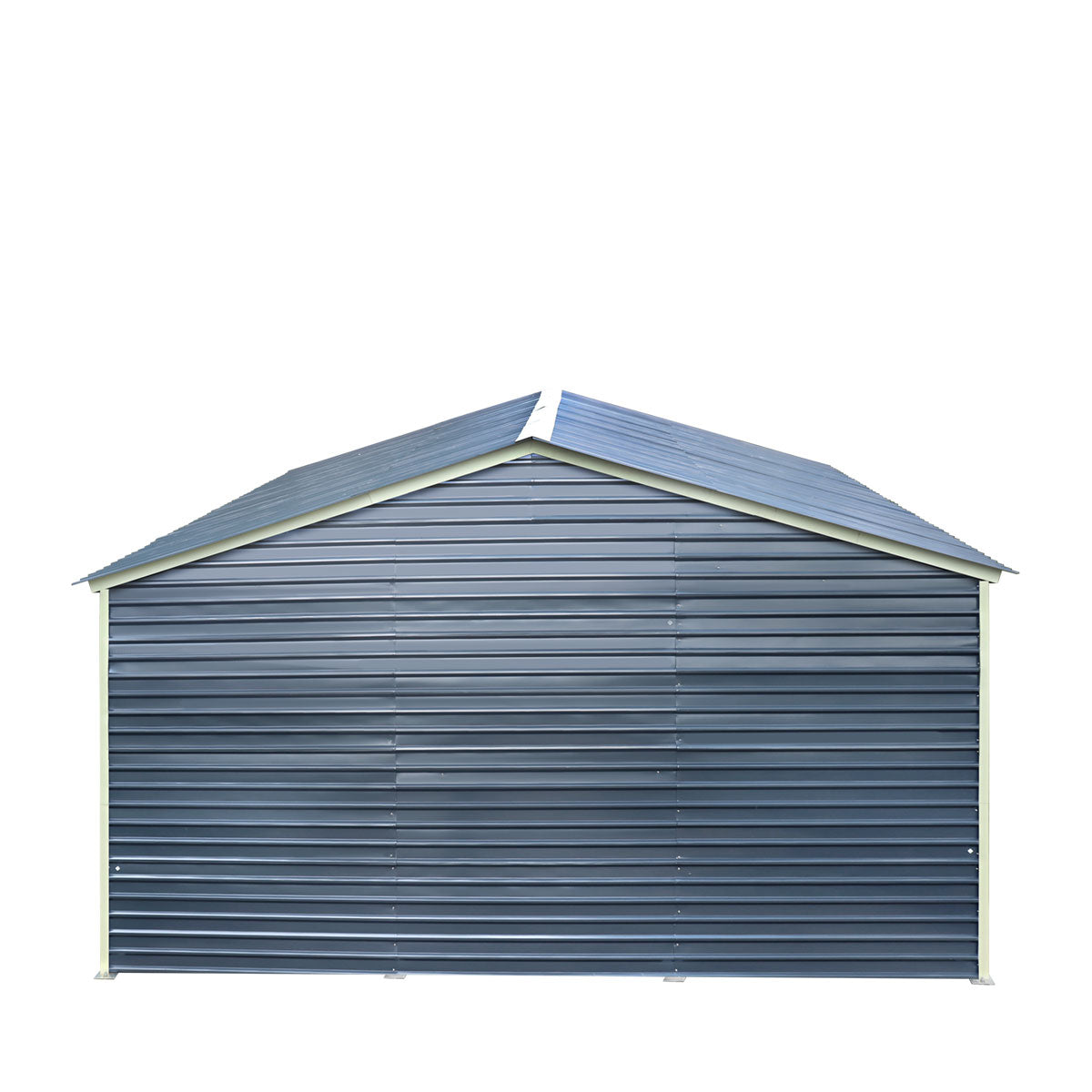 20' x 20' Metal Garage Shed Steel Building, 35 PSF Snow Load Rated, Two 8'4