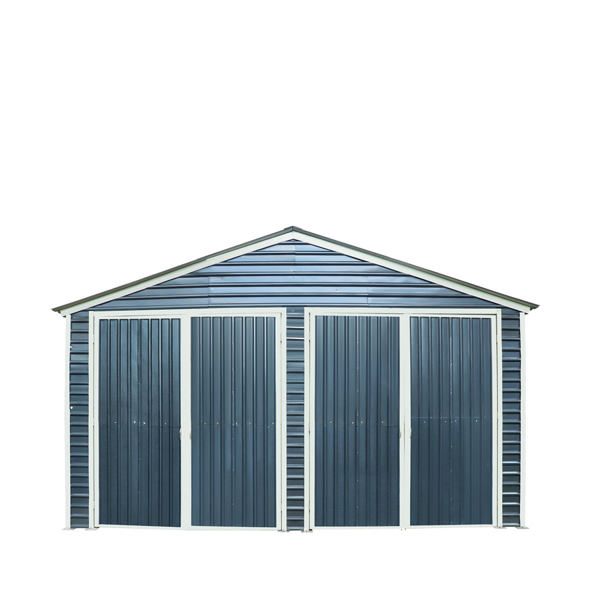 20' x 30' Metal Garage Shed Steel Building, 35 PSF Snow Load Rated, Two 8'4