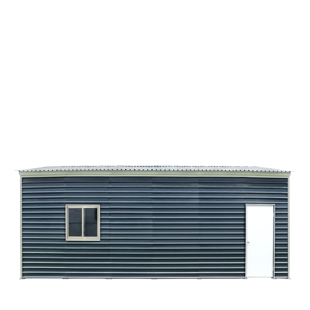 20' x 30' Metal Garage Shed Steel Building, 35 PSF Snow Load Rated, Two 8'4