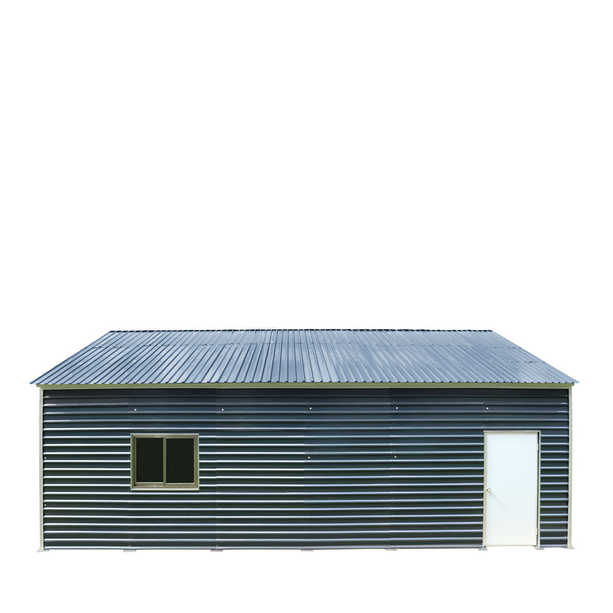 20' x 30' Metal Garage Shed Steel Building, 35 PSF Snow Load Rated, Two 8'4