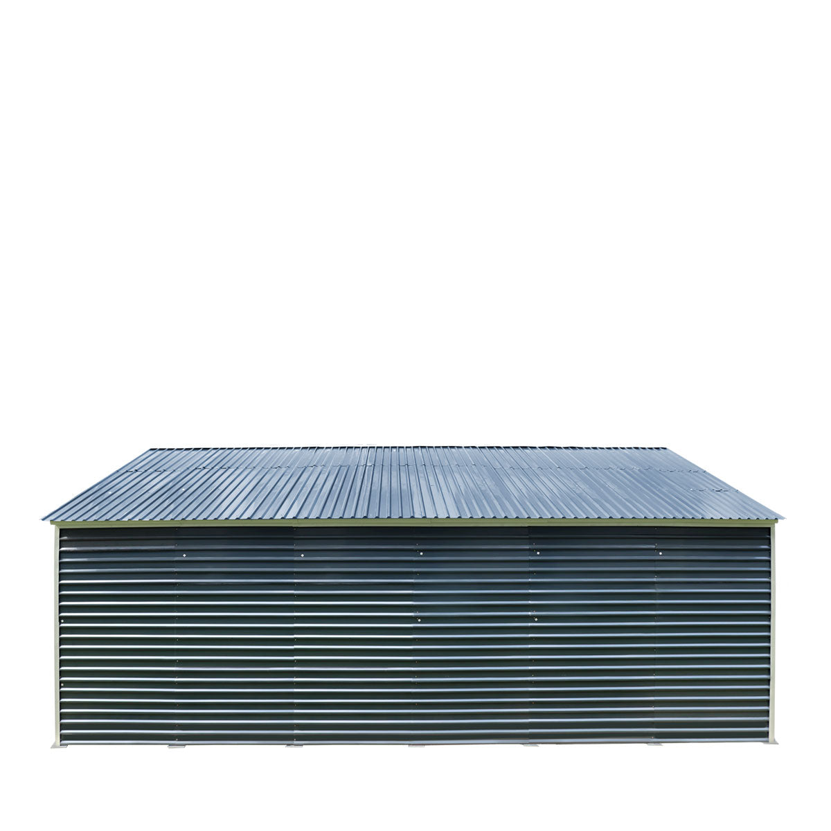 20' x 30' Metal Garage Shed Steel Building, 35 PSF Snow Load Rated, Two 8'4
