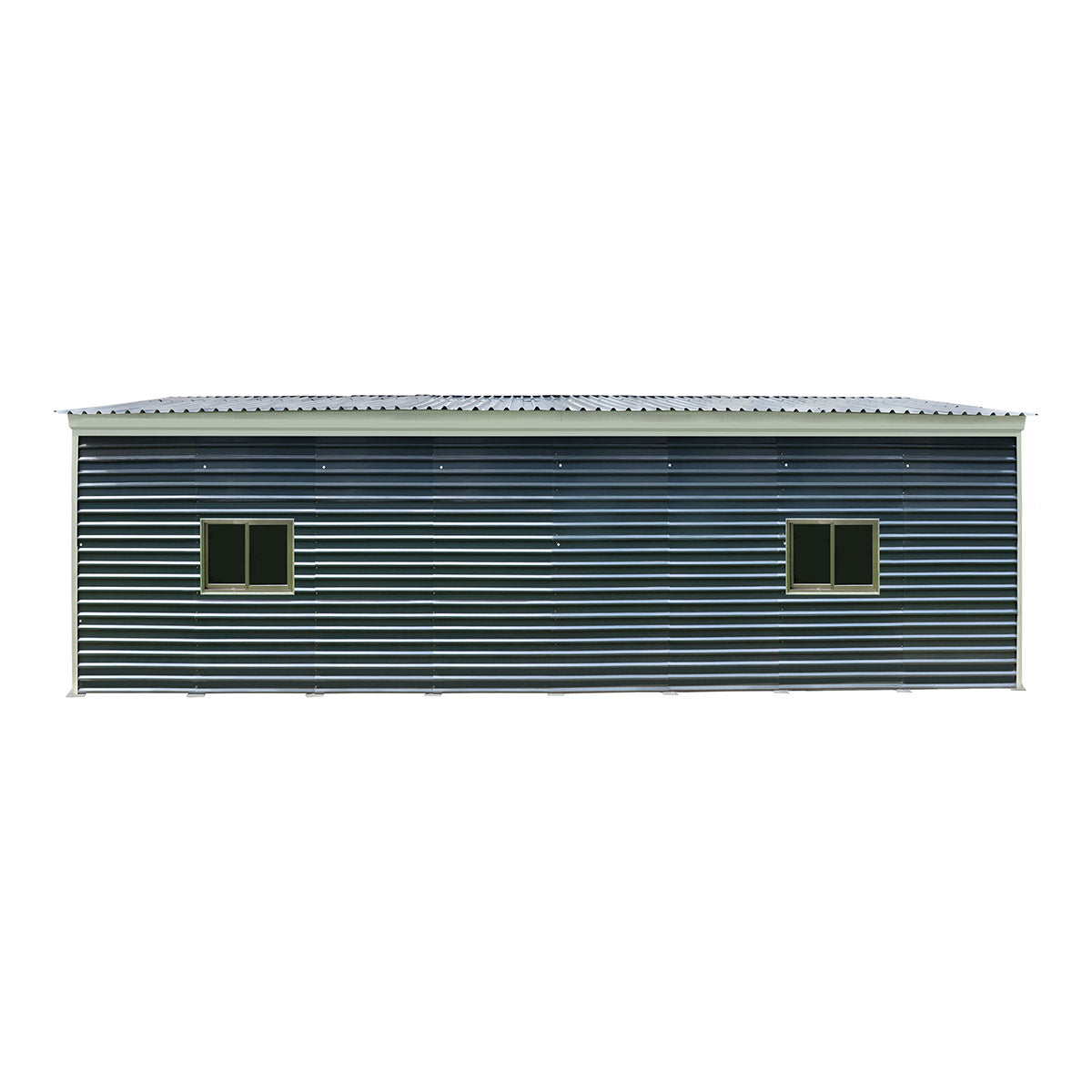20' x 40' Metal Garage Shed Steel Building, 35 PSF Snow Load Rated, Two 8'4