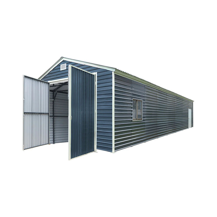 20' x 40' Metal Garage Shed Steel Building, 35 PSF Snow Load Rated, 11'10" Large Front Door, Side Entry, 13' Peak Height, Engineering Drawing, TMG-MSE2040D-SR35