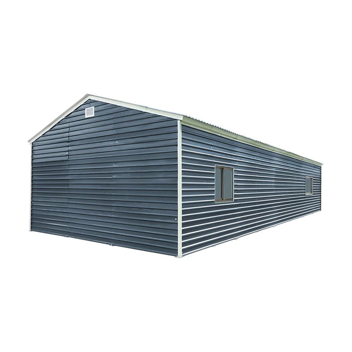 20' x 40' Metal Garage Shed Steel Building, 35 PSF Snow Load Rated, 11'10" Large Front Door, Side Entry, 13' Peak Height, Engineering Drawing, TMG-MSE2040D-SR35