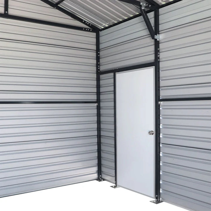 20' x 40' Metal Garage Shed Steel Building, 35 PSF Snow Load Rated, 11'10" Large Front Door, Side Entry, 13' Peak Height, Engineering Drawing, TMG-MSE2040D-SR35