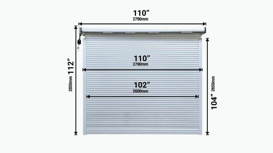 Motorized Roll-Up Door Kit TMG-MS2500-RD101 (Discontinued, No Longer Available to Purchase Online)