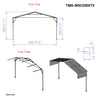 Kit d'extension de 5 pieds pour abri d'auto en métal TMG-MSC2020 et TMG-MSC2030, TMG-MSC20EXT5