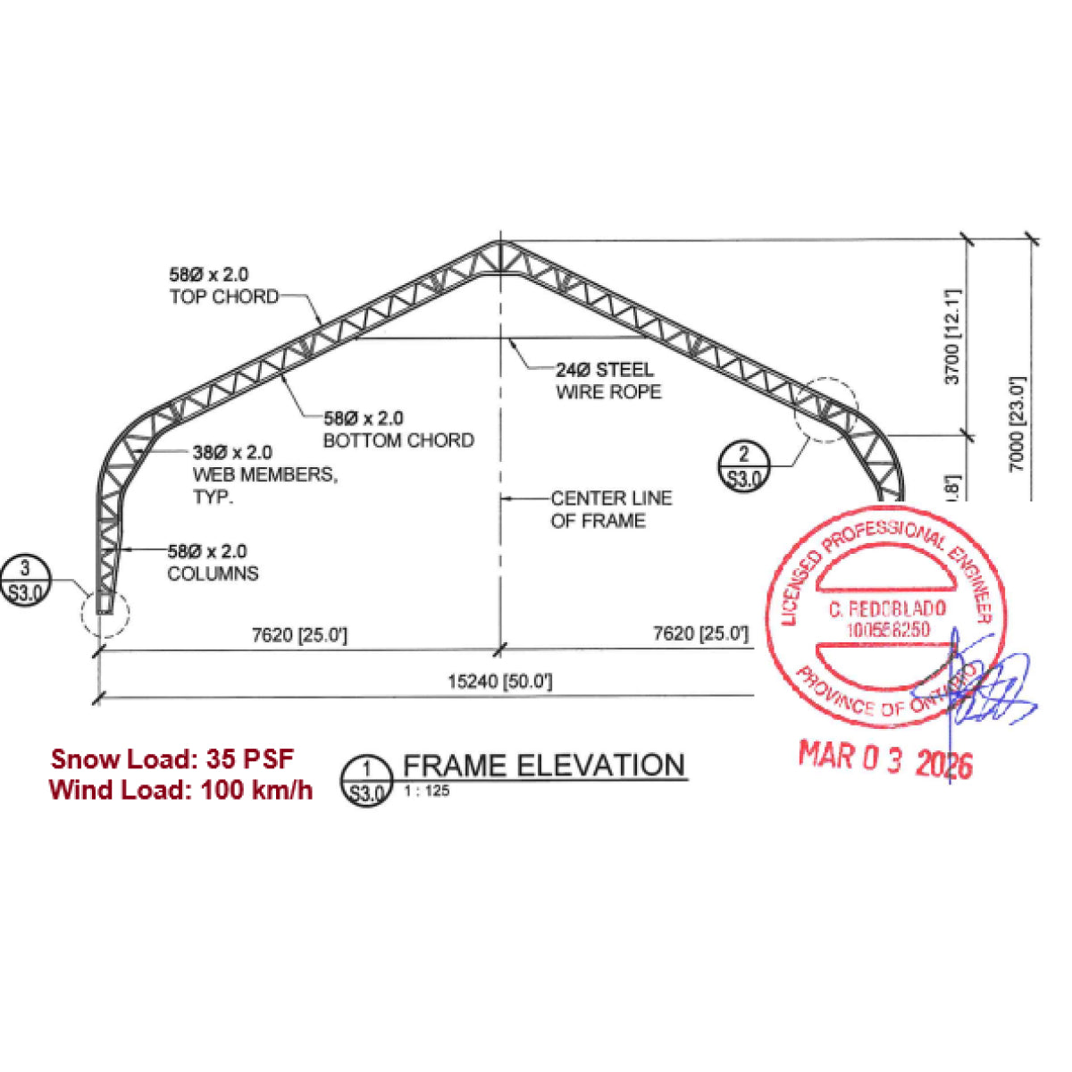 20' x 20' Metal Garage Shed Steel Building, 35 PSF Snow Load Rated, Two 8'4