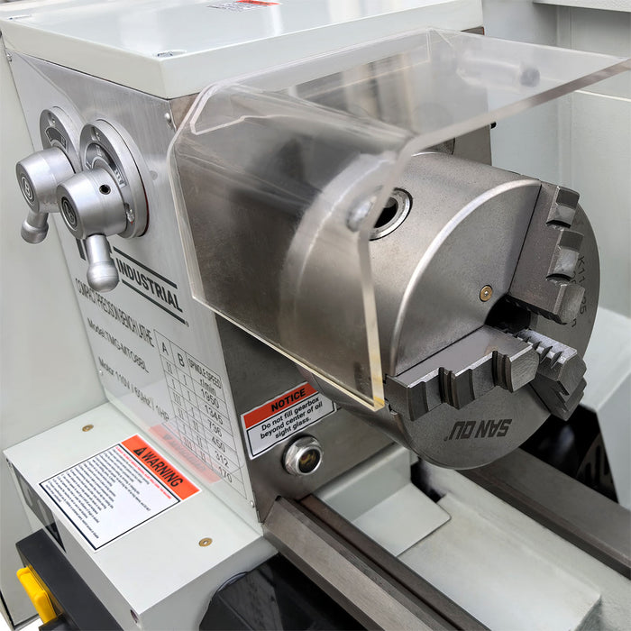 8" x 28" Compact Bench Lathe, 550 W Motor, 170-1950 RPM, 6 Spindle Speed, Metric & Imperial Threading, TMG-MT08BL