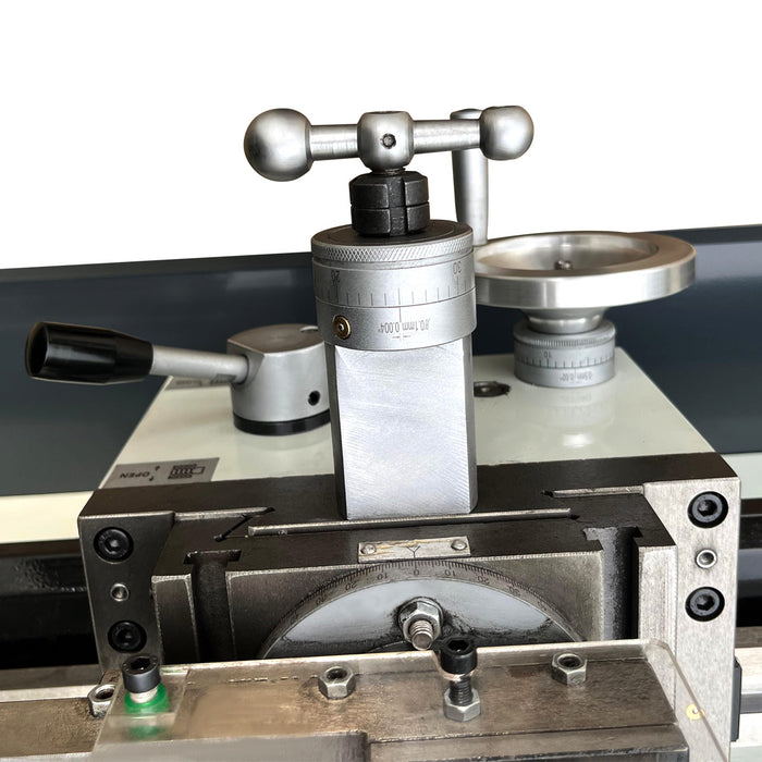 10" x 28" Compact Bench Lathe, 750 W Motor, 105-1650 RPM, Automatic Feed, Metric & Imperial Threading, TMG-MT10BL
