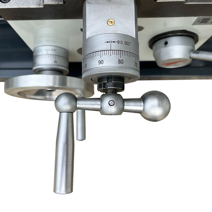 Tour à métaux de précision 13" x 30" avec support, moteur de 1,1 kW, 60 - 1800 tr/min, 12 vitesses de broche, filetage impérial et métrique, TMG-MT13BL