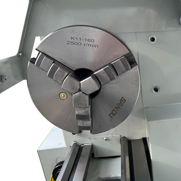 Tour à métaux de précision 13" x 30" avec support, moteur de 1,1 kW, 60 - 1800 tr/min, 12 vitesses de broche, filetage impérial et métrique, TMG-MT13BL