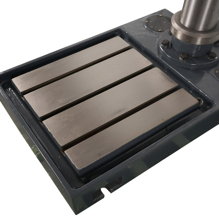 TMG-MT45UD heavy duty drilling tapping milling machine with 2 HP motor, 360° swivel head and extra-tall column
